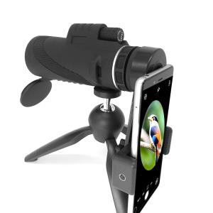 China FMC Lens 12x50 Lightweight Phone Monocular For Distance Measure Tripod Available factory