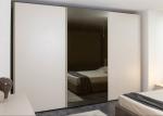 18MM Board Compact Bedroom Wardrobe Closets With Drawers Lacquer Finish Swing
