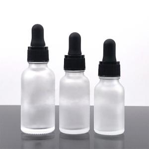 China Multi Capacity Frosted Dropper Glass Essential Oil Bottles 5ml 10ml factory