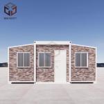 T65mm EPS Color Steel Plate Expandable Container Cabin / Collapsible Tiny House