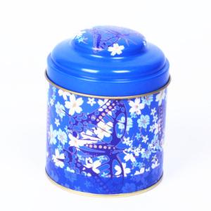 China D84 X 80mm English Tea Tin Box Cheap Round Metal Tea Box Customized Color factory