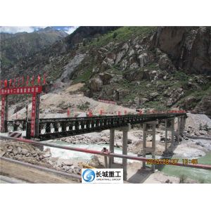 China Multi Span Bailey Truss Bridge Convenient Transpor Easy Disassembling on sale