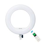 96w LCD Screen Photography Makeup LED Ring Light ABS Material Wireless Remote