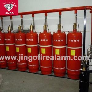 China Fire gas extinguisher pipeline FM200 extinguishing systems 100L factory