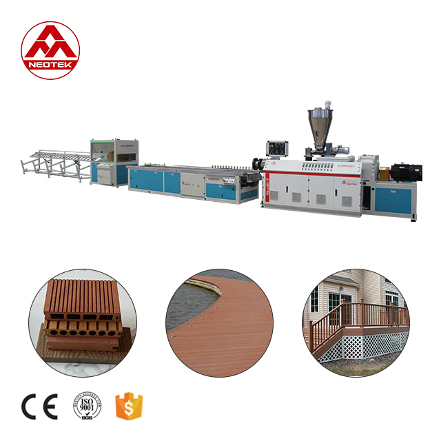 132 1 Screw L/D Ratio PP PE Base WPC Extrusion Line for Plastic Processing Needs