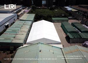 China Tear Resistant 20X50m Warehouse Storage Tent With PVC Fabric factory