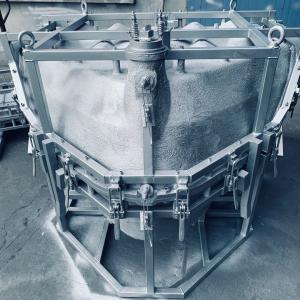 China Aluminum Rotomolding Molds NPT Fuel Tank Cast With 40x40 Steel Tubes Frame factory