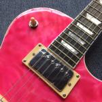New high quality LP electric guitar, Ebony Fingerboard,frets binding,Quilte