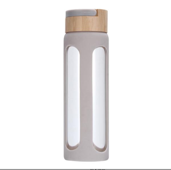 Personalised 550/750ml High Borosilicate Glass Water Bottle Custom Glass
