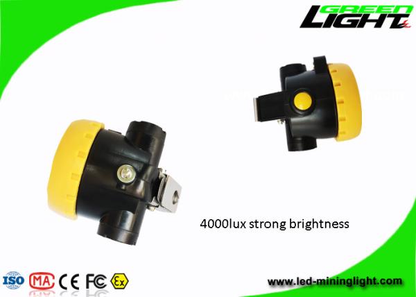 4000lux GL2-A Coal Mine Cap Lamps For Hard Hat Cordless IP 67 undergroud