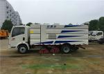 HOWO RHD / LHD Mobile Road Sweeper Truck , Truck Mounted Street Sweeper