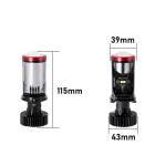 White 45W Mini Lens Y8 H4 Car LED Spotlight Universal Headlight Bulb
