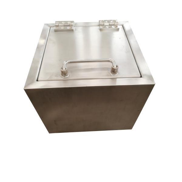 China Double Lock Custom Lead Boxes Stainless Steel Inner And Outer factory