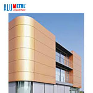 China 4mm 1000mm Aluminium Composite Panel Signage Metal Wall Panels 0.55mm factory