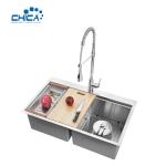 Stainless Steel Kitchen Sink Handmade Kitchen Sink Topmount Kitchen Sink Double