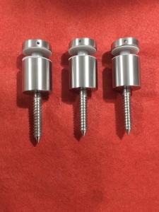 China 30mm Round Stainless Steel Glass Holder Bracket For Staircase / Terrace factory