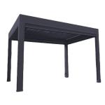 Imitation Wood Grain Forest Garden Landscape Modern Aluminum Louvered Pergola