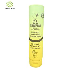 China Pantone Colored Empty Lotion Squeeze Tubes Open End For Body Scrub Packaging factory