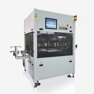 China High Efficiency Electronic Automatic Screen Printing Machine 380V 50Hz 600mm Dimension factory