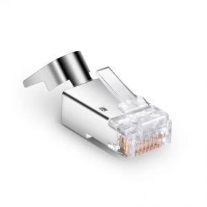 China Exact Cables Network Cable 3 Prong Connector with Different Colors RJ45 Modular Jack factory