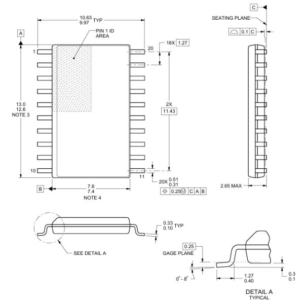 DAC0832LCN 8-Bit Multiplying DAC 1μs Settling Time ±10V Output 20mW Power DIP-20 0°C to +70°C