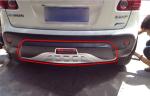 NISSAN Qashqai 2008 - 2014 Luxury Blow Molding Front Guard And Rear Guard