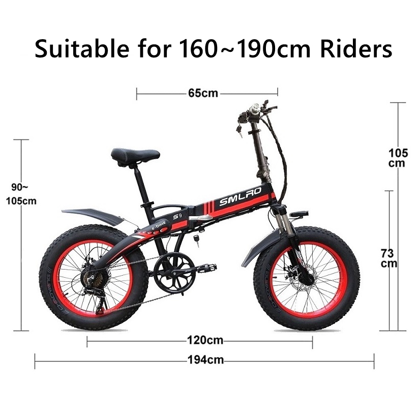 Fat Tyre 20 Inch E Bikes 10MPS WIth Hidden Battery ODM Available