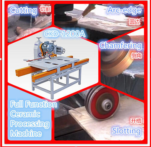 Manual Ceramic Tiles Cutting Machine Round Edge Grooving Chamfer Chuangkingda