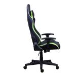 PU Castors Leather Reclining Gamer Chair with LED Light Bar Racer RGB Gaming