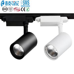 China Integrated High CRI LED Track Light Head 3000K/4000K/6500K 30W High Lumen COB LED Track Light factory