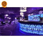 LED Light Solid Surface Bar Counter