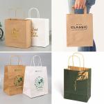 Custom Logo Card Boardpaper Bag For Clothing Shopping