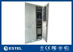 Waterproof Three Bay Outdoor Telecom Cabinet Base Station Cabinet Floor Mount