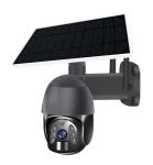 Outdoor WIFI PIR Solar Panel Dome PTZ Security Camera H265 Tuya HD