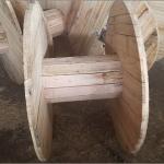 Oak Walnut Empty Wooden Cable Drum Pine Large Wooden Electrical Spools