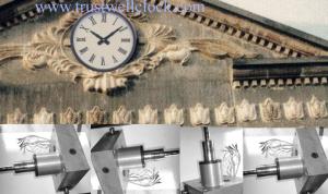 China 1-4 faces tower clocks with strong movement motor or mechanism 1000mm 1050mm 1060mm 1080mm dia factory