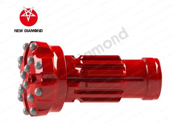 Cemented Carbide Steel Tapered Button Bits High Drilling Efficiency Long Life
