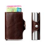 Effortless Card Access with Automatic Ejection and Genuine Leather RFID Card