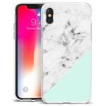 Geometric Marble Phone Case Water Color Light Weight For Iphone XS