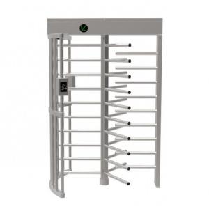China Fingerprint Barrier Turnstile Gate Bi Directional SUS304 Full Height Turnstile factory