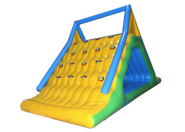 Challenge Inflatable Summit Express Climbing Walls With Slide / Water Park