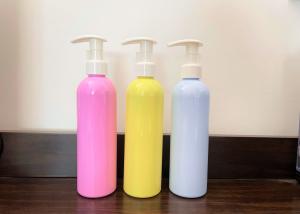 China Round Shoulder 300ml 10oz Boston Plastic Bottle With Pump Sprayer factory