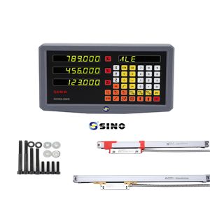 SINO SDS2-3MS 3-Axis Digital Readout System DRO Glass Linear Ruler For Lathe
