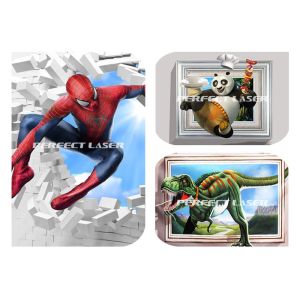 2D 3D Vertical Single Double Head Colour Art Inkjet Wall Printing Printer