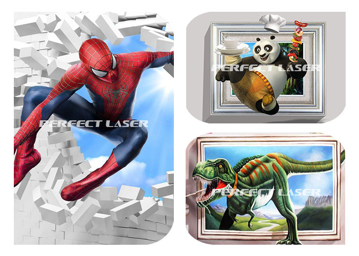 3D Vertical 2 in 1 Wall to Floor Printing Machine Portable Ground Indoor Outdoor Background Wall Printer For Ceramic Tile Multi Color