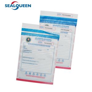 China High Security Tamper Evident Bag Level 4 Plastic Packing Customized on sale
