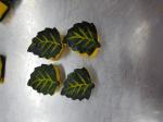 Frozen Blanched Sweet Pumpkin(Leaf Shaped) For Food Decoration