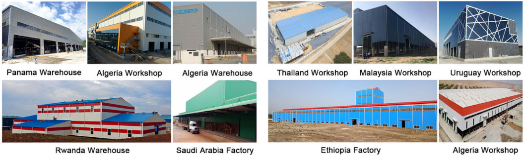 Custom Prefabricated Steel Structure Workshop Large Span Warehouse