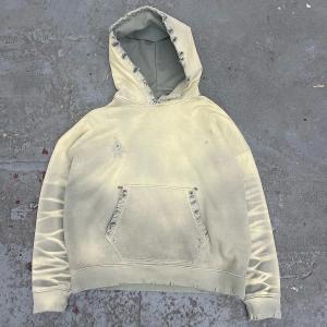 China Custom Mens Blank Hoodie with Heavyweight 400 gsm 500 gsm 600 gsm Fabric factory