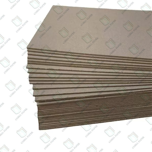 China Mixed Pulp Recycled Grey Chip Board Laminated Ply Board factory